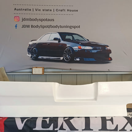 Vertex style rear half bar spoiler lip GX/JZX100/101/105 Toyota Mark II
