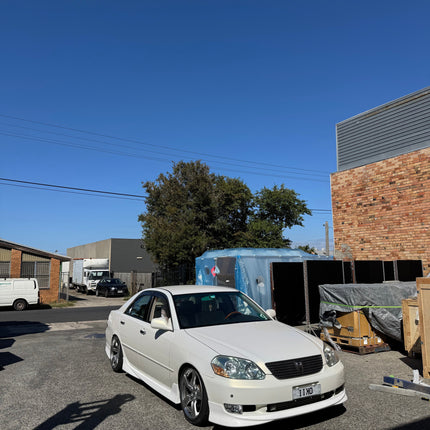IR-V front lip GX/JZX110/115 Toyota Mark II sedan